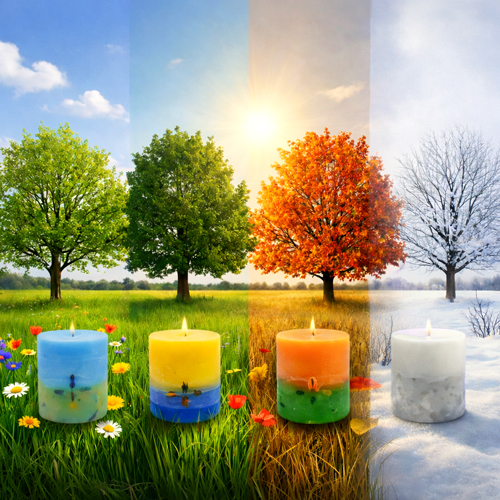 Le 4 Porte dell’Infinito: Candele delle Stagioni