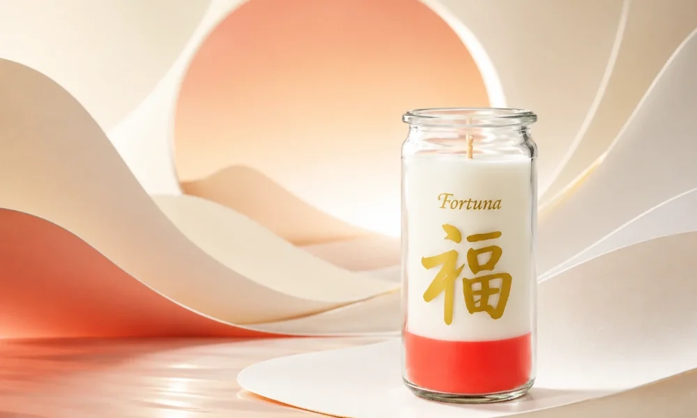 Candele con simboli: Fortuna