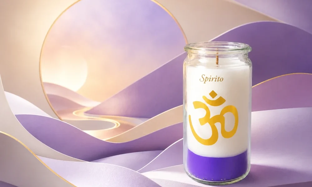 Candele con simboli: Spirito